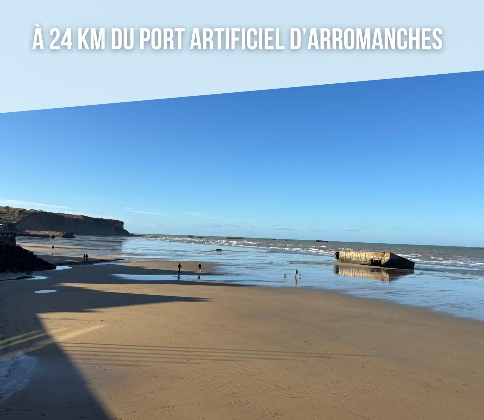La Brise Marine Maison Renovee Cour Fermee Et Terrasse 800 M Plage Omaha Beach Avec Table De Ping Pong Proche Port En Bessin Vierville-sur-Mer Εξωτερικό φωτογραφία